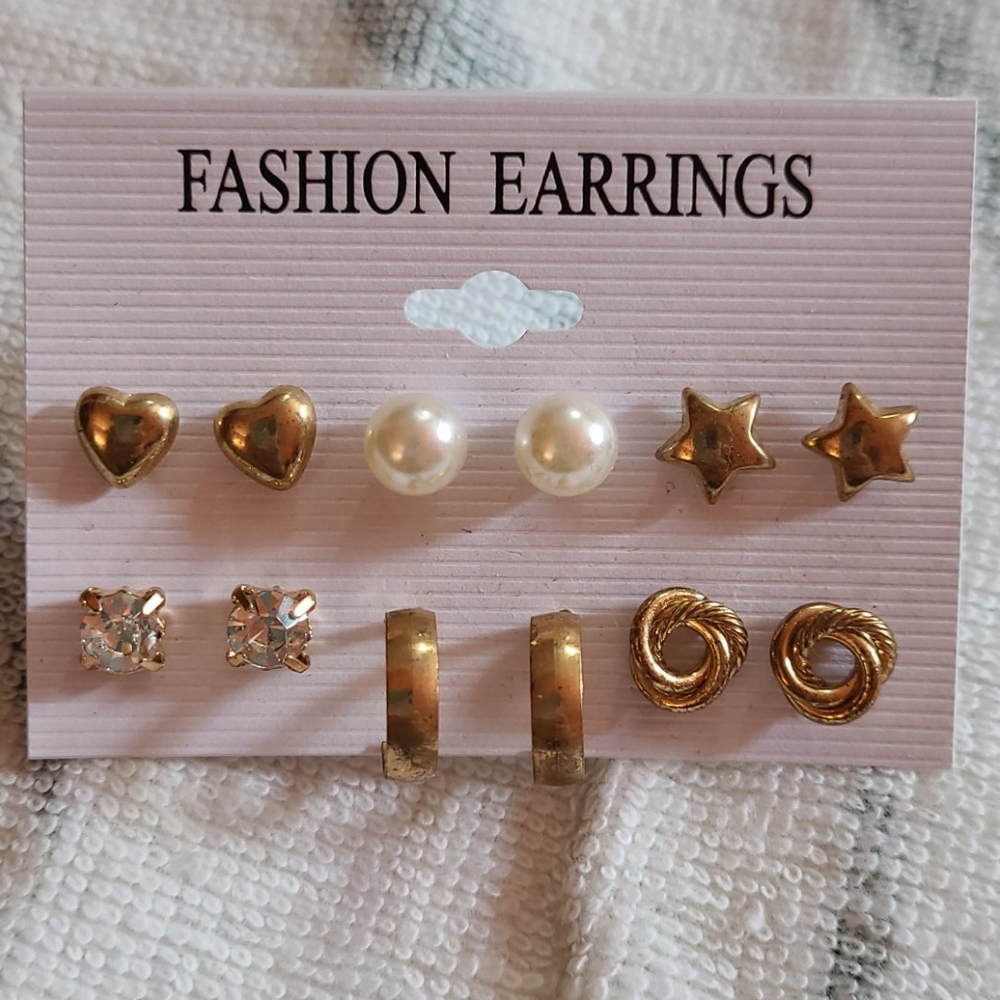 Cute Stud Earring Set